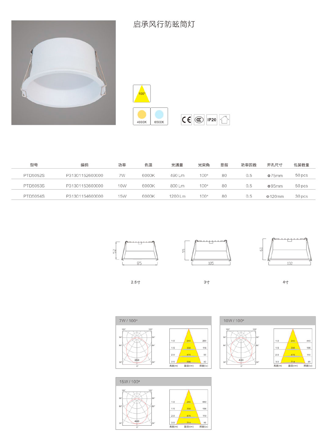 啟承風行防眩簡燈